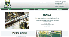 Desktop Screenshot of mgv.cz