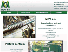 Tablet Screenshot of mgv.cz